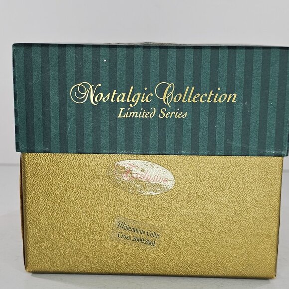 Waterford Holiday Heirlooms Millennium Celtic Cross Ornament 2000/2001 Nostalgic - Picture 5 of 11